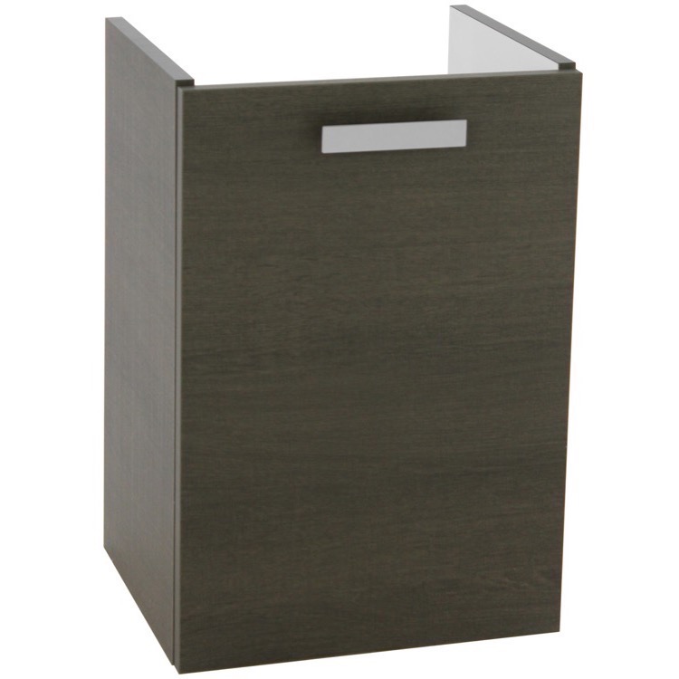 ACF L423BGO 15 Inch Wall Mount Grey Oak Bathroom Vanity Cabinet